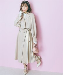 nissen | 大きいサイズ 3wayスプリングコート（セットアップ） marun(ジャケット/アウター)