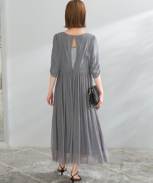 URBAN RESEARCH ROSSO（アーバンリサーチロッソ）の「オーバーレースドレス（ワンピース・レディース・yellow/sax・FREE）」の6枚目の写真