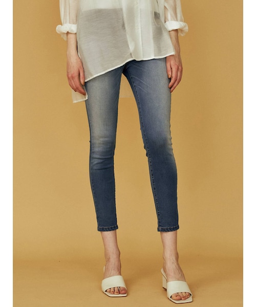 COTORICA（コトリカ）の「IMPRESSION SKINNY DENIM（デニムパンツ・レディース・ブラック/ブルー/インディゴ・S/M）」の7枚目の写真