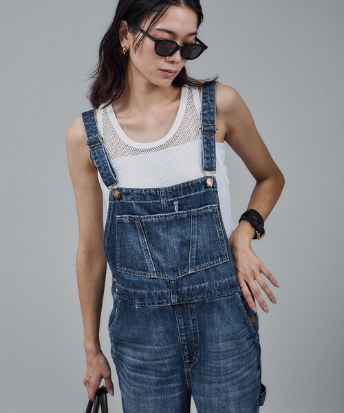 ADAM ET ROPE'（アダムエロペ）の「【RED CARD TOKYO（レッドカードトーキョー）】Nomad 2 / ノマドツー（サロペット/オーバーオール・レディース・ブルー系・0）」の7枚目の写真