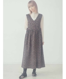 merry jenny | flowerコールワンピース(ワンピース)