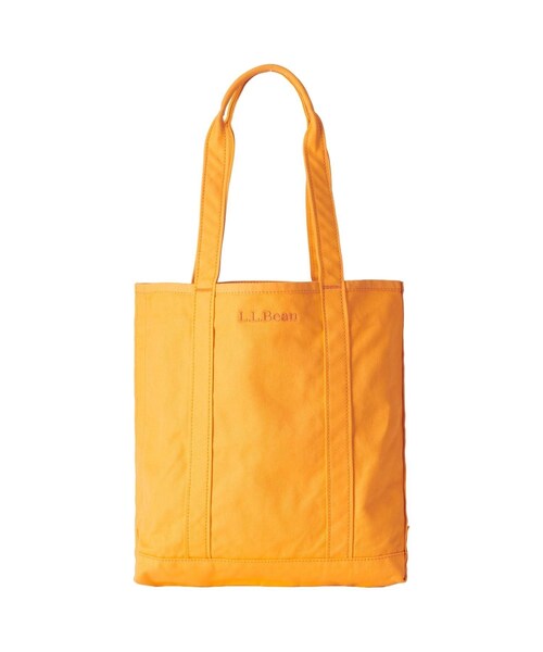 bonjour records(ボンジュールレコーズ)の「L.L.Bean/エル・エル・ビーン record tote bag for bonjor records exclusive(トートバッグ・レディース・チャコール/オレンジ・F)」の5枚目の写真
