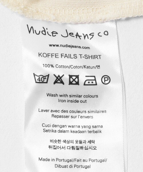 THE GOODLAND MARKET（ザグッドランドマーケット）の「NUDIE JEANS　Koffe Fails T-Shirt（Tシャツ/カットソー・メンズ・Ecru・M/L）」の9枚目の写真