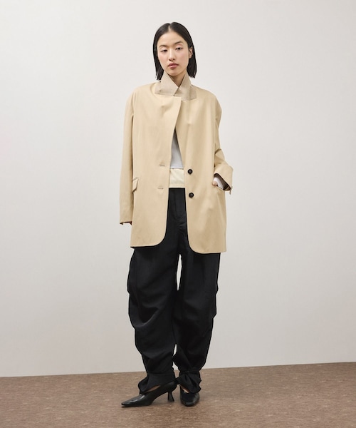 ADAM ET ROPE'（アダムエロペ）の「2WAYヘムパラシュートパンツ（その他パンツ・レディース・ブラック/オフホワイト/レッド系・36/38）」の13枚目の写真