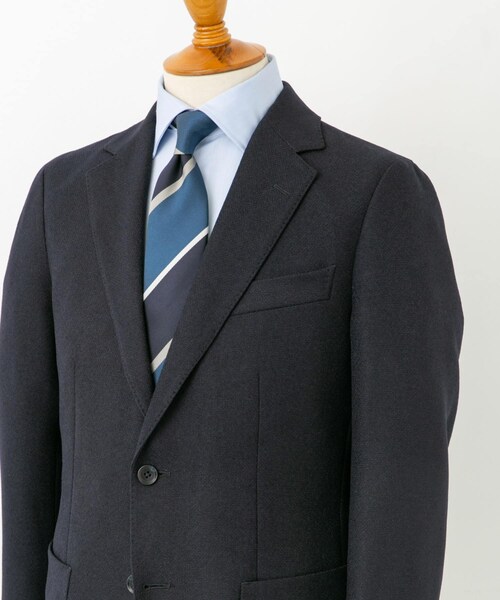 URBAN RESEARCH DOORS（アーバンリサーチドアーズ）の「『イージーケア』LIFE STYLE TAILOR　バーズアイストレッチジャケット（その他アウター・メンズ・BROWN/NAVY・44/46/48/50）」の20枚目の写真