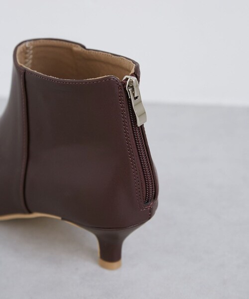 ROPE' PICNIC（ロペピクニック）の「ラインリフトショートブーツ（ブーツ・レディース・ブラック/グレー/ワイン系・23.0/23.5/24.0/24.5）」の22枚目の写真