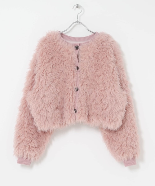 URBAN RESEARCH ROSSO（アーバンリサーチロッソ）の「THINK FUR　2Way Fur Knit Tops（ニット/セーター・レディース・Cream/Pink/Brown/Black・Free）」の4枚目の写真