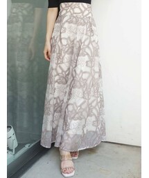 MERCURYDUO | コード刺繍フレアスカート(スカート)