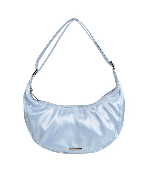 MERCURYDUO（マーキュリーデュオ）の「ハーフムーンショルダーBAG（ハンドバッグ・レディース・オフホワイト/ブラック/ピンク/アイスブルー/ラベンダー・F）」の6枚目の写真