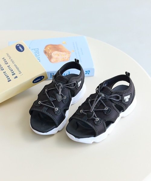 ROPE' PICNIC(ロペピクニック)の「【KIDS/キッズ】ドロストサンダル(サンダル・キッズ・ブラック/オフホワイト・19/20/21/22)」の12枚目の写真
