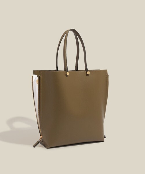 ROPE'(ロペ)の「【E'POR】Y BAG Large【通勤】【A4対応】(トートバッグ・レディース・ブラック/キナリ/ダークブラウン/ベージュ/ブルー系/ホワイト系/カーキ系・F)」の9枚目の写真