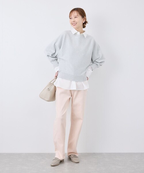 ROPE' PICNIC（ロペピクニック）の「【新色追加】【ウエスト革命デニム】ウエストシェイプハイライズマムジーンズ（デニムパンツ・レディース・ピンク/ベージュ・36/38/40）」の21枚目の写真