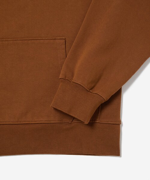 Saturdays NYC(サタデーズ ニューヨークシティ )の「Warren Varsity Hoodie(パーカー・メンズ・ダークブラウン/レッド・L/M/S)」の7枚目の写真