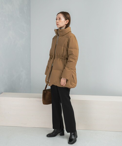 URBAN RESEARCH ROSSO（アーバンリサーチロッソ）の「LIMONTA撥水ミドルダウンコート（その他アウター・レディース・CAMEL/BLACK・36/38）」の20枚目の写真