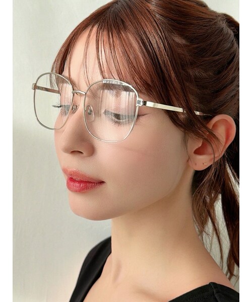 RESEXXY（リゼクシー）の「ウェリントンクリアグラス（サングラス・レディース・シルバー/ゴールド・F）」の6枚目の写真