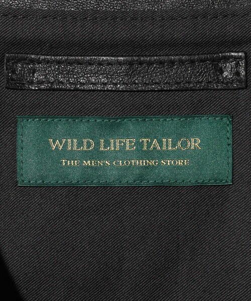 ADAM ET ROPE'(アダムエロペ)の「A-2 GOAT LEATHER BLOUSON(ライダースジャケット・メンズ・ブラック・L/M/S)」の11枚目の写真