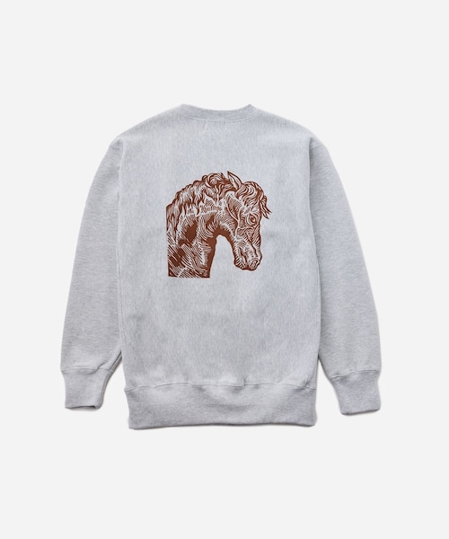 Saturdays NYC（サタデーズ ニューヨークシティ ）の「NUTS ART WORKS × Saturdays NYC Sweatshirt（スウェット・レディース・ブラック/グレー/ブルー・L/M/XL）」の8枚目の写真