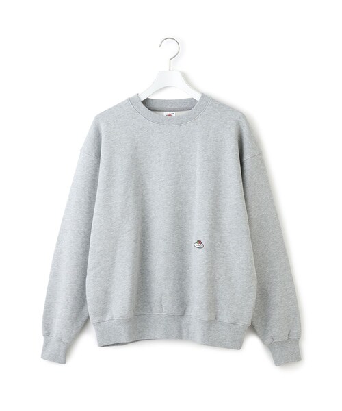 ADAM ET ROPE'(アダムエロペ)の「【HOMME girls×FRUIT OF THE LOOM】Crewneck Sweatshirt(スウェット・レディース・グレー・S)」の2枚目の写真