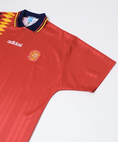 URBAN RESEARCH（アーバンリサーチ）の「adidas　サッカースペイン代表 ホーム ユニフォーム 1994（Tシャツ/カットソー・メンズ・レッド・M/L/XL）」の8枚目の写真