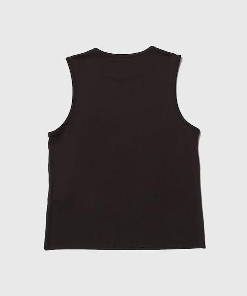 ADAM ET ROPE'（アダムエロペ）の「【AMOMENTO/アモーメント】ROUND NECK SLEEVELESS TOP（タンクトップ・メンズ・チャコール・L/M）」の10枚目の写真
