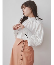 LAGUNAMOON | デザインピンタックボリュームスリーブブラウス(シャツ/ブラウス)
