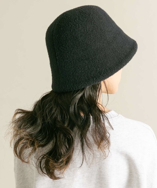 KBF（ケイビーエフ）の「シャギーベルHAT（ハット・レディース・BLACK/YEL BEIGE/BROWN・one）」の7枚目の写真