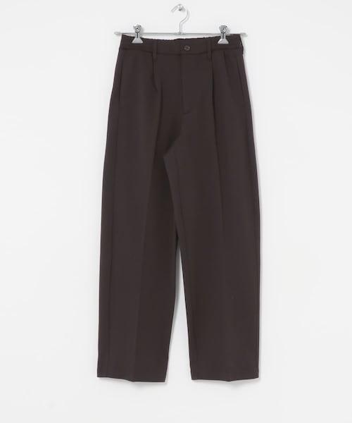 ITEMS URBANRESEARCH(アイテムズ アーバンリサーチ)の「ワンタックカルゼストレートパンツ(その他パンツ・メンズ・BLACK/D.BROWN/NAVY・S/M/L)」の2枚目の写真