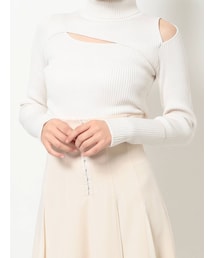 MERCURYDUO | 2WAYスリットタートルニット(ニット/セーター)