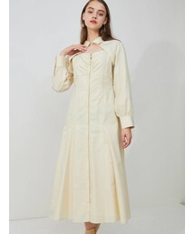 MERCURYDUO | マーメイドフレアヨークシャツワンピース(ワンピース)