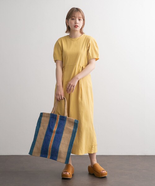 KBF（ケイビーエフ）の「MAISON BENGAL　NEW JUTE PORESH BAG（トートバッグ・レディース・ORANGE/ROYAL/BROWN・FREE）」の14枚目の写真