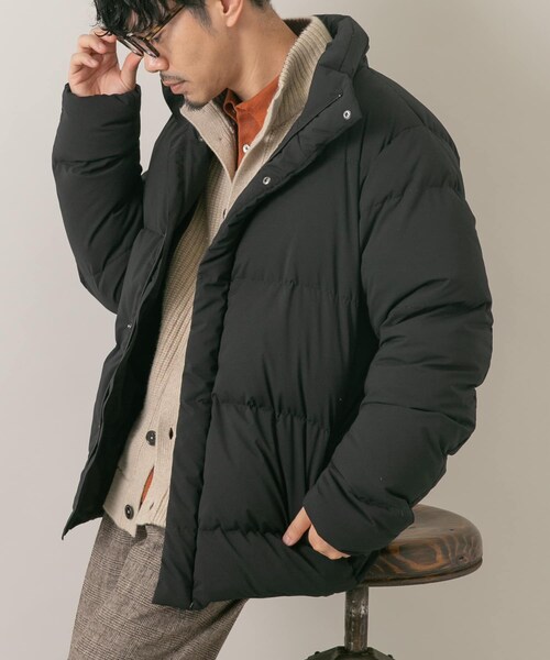 URBAN RESEARCH ROSSO（アーバンリサーチロッソ）の「『MADE IN JAPAN』『XLサイズあり』スタンドグリーンダウンジャケット（その他アウター・メンズ・BLACK/GRAY・M/L/XL）」の14枚目の写真