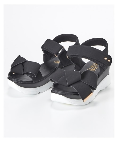 nissen（ニッセン）の「【ゆったり幅広】リボンモチーフスポーツサンダル（低反発中敷）（ワイズ４Ｅ）（サンダル・メンズ・黒/ベージュ/ストライプ/アイスグレー・M=23.0~23.5cm/4E/L=24.0~24.5cm/4E/LL=25.0~25.5cm/4E/3L=26.0~26.5cm/4E）」の5枚目の写真