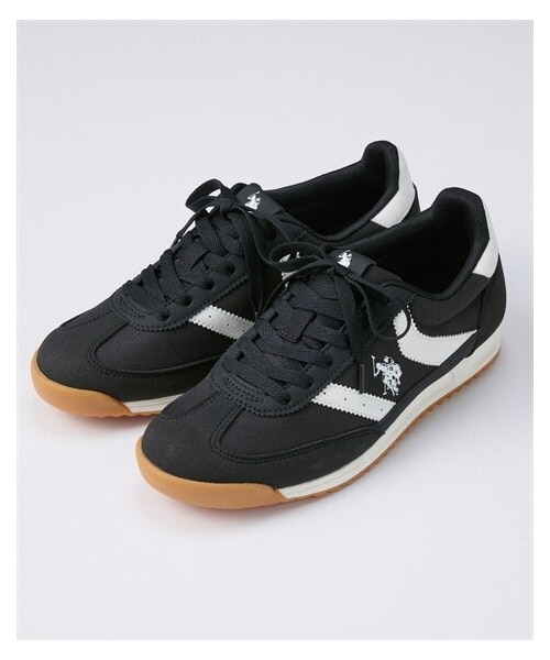 nissen（ニッセン）の「【ゆったり幅広】U.S. POLO ASSN.（ユーエスポロアッスン）カジュアルスニーカー（ワイズ４E）（スニーカー・メンズ・黒/ホワイト×ネイビー/ブルー・23.5cm/4E/24.0cm/4E/24.5cm/4E/25.0cm/4E/25.5cm/4E/26.0cm/4E）」の19枚目の写真