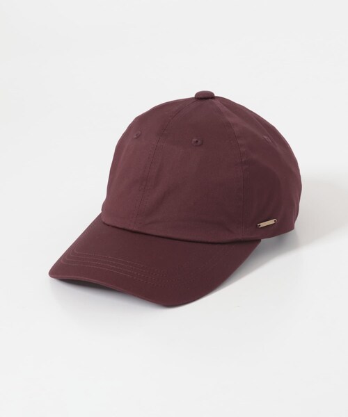 URBAN RESEARCH DOORS(アーバンリサーチドアーズ)の「ツイルプレートキャップ(キャップ・レディース・CHARCOAL/GRIEGE/BURGUNDY・-)」の3枚目の写真