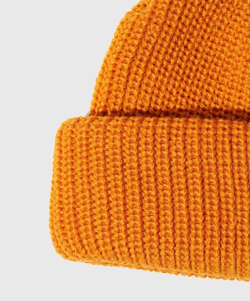 ADAM ET ROPE'(アダムエロペ)の「【KIJIMA TAKAYUKI/キジマ タカユキ】KNIT DECK CAP(ニットキャップ/ビーニー・メンズ・ブラック/グレー/ベージュ/ブルー/オレンジ・F)」の7枚目の写真