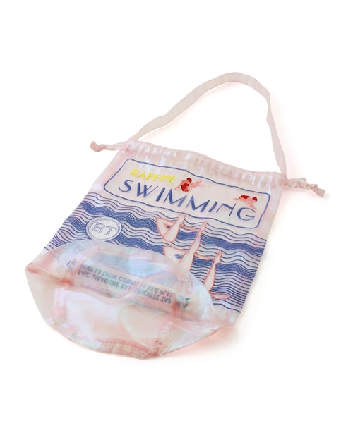 ADAM ET ROPE'(アダムエロペ)の「【公式サイト限定・一部店舗展開】【BT×ADAM ET ROPE'】SWIMMING BAG(ハンドバッグ・レディース・ブラック/ピンク・F)」の17枚目の写真