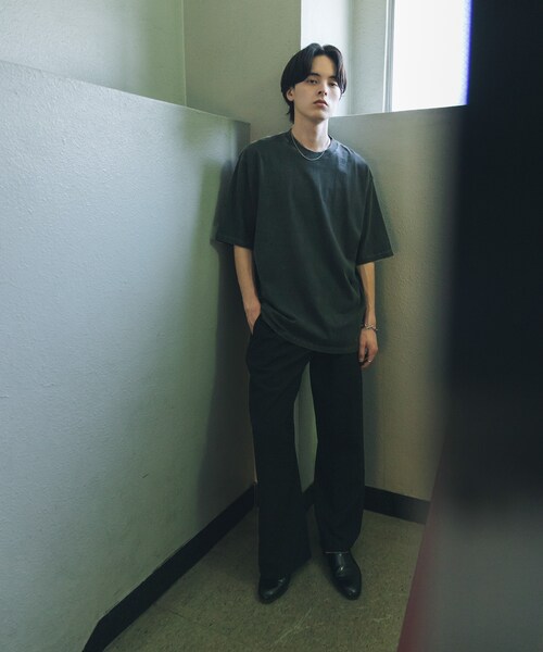 SENSE OF PLACE by URBAN RESEARCH(センスオブプレイスバイアーバンリサーチ)の「サイドタックワイドスラックス(その他パンツ・メンズ・IVORY/BLACK/NAVY・M/L)」の13枚目の写真