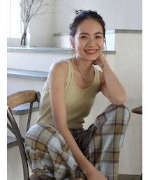 Ungrid | ランダムテレコタンクトップ(タンクトップ)