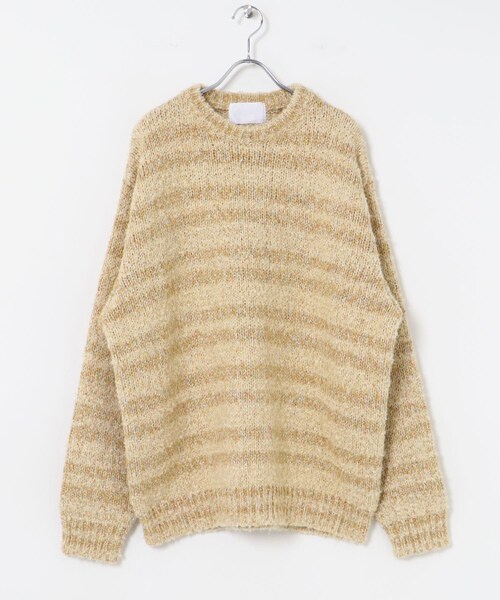 URBAN RESEARCH（アーバンリサーチ）の「URBAN RESEARCH iD　ブークレメランジニット（ニット/セーター・メンズ・GRAY/BEIGE・M/L）」の21枚目の写真