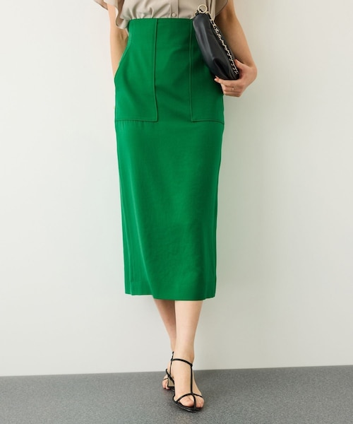 ROPE'（ロペ）の「【J'aDoRe・一部店舗限定サイズ】[美人スカート]キュプラポリエステルポケット付きタイトスカート/イージーケア・26AW（スカート・レディース・ブラック/ブラウン/グリーン・34/36/38/40）」の16枚目の写真