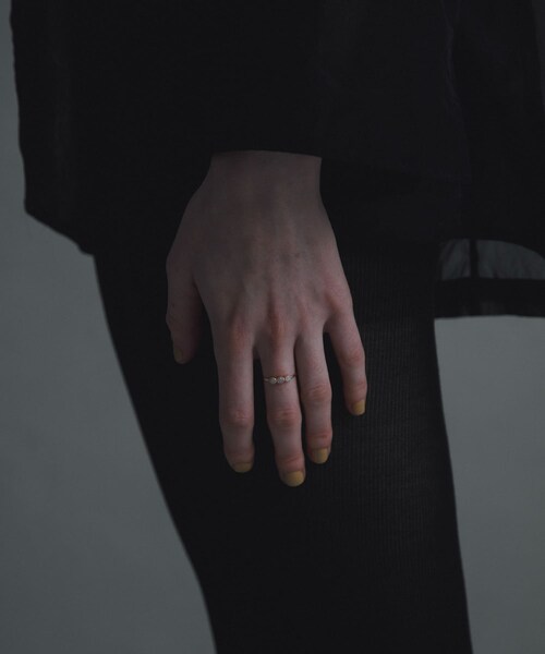 URBAN RESEARCH(アーバンリサーチ)の「ff by decor urban research three stone ring(リング・レディース・オパール/MULTI/オニキス・9/11/13/5)」の5枚目の写真