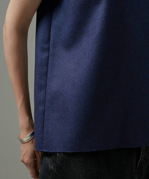 ADAM ET ROPE'(アダムエロペ)の「【Gabriela Coll Garments】LORO PIANA WOOL TOP(タンクトップ・レディース・ブルー系・1/2)」の17枚目の写真