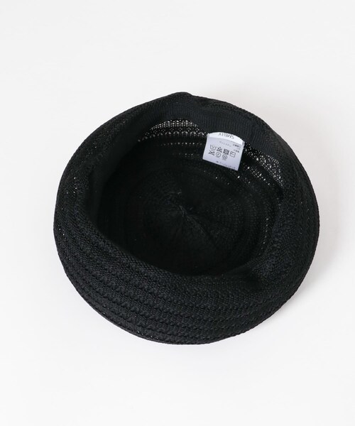 SMELLY（スメリー）の「スカシアミベレー（ハンチング/ベレー帽・レディース・BLK/IVO・-）」の13枚目の写真