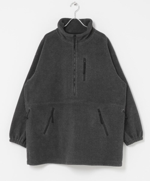 URBAN RESEARCH DOORS（アーバンリサーチドアーズ）の「FORK&SPOON　ビッグフリースプルオーバー（スウェット・レディース・GRAY/CHARCOAL・1）」の11枚目の写真