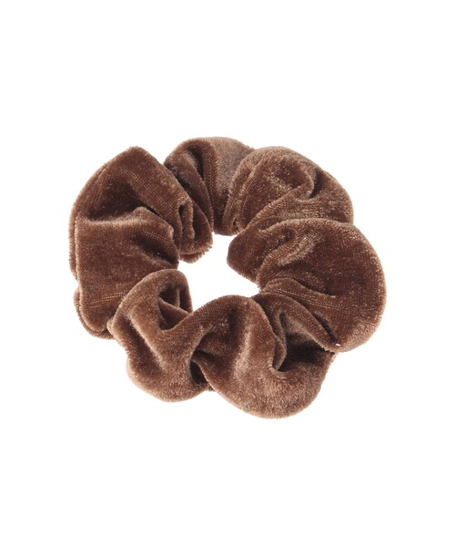 RESEXXY（リゼクシー）の「ベロアシュシュ（シュシュ・レディース・アイボリー/ブラック/ブラウン・F）」の3枚目の写真