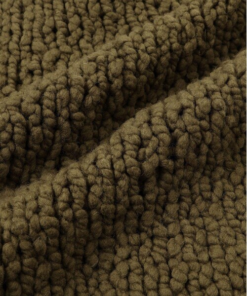 Saturdays NYC(サタデーズ ニューヨークシティ )の「Halle Hand Woven Cardigan | WOMEN(カーディガン/ボレロ・レディース・ブラック/オリーブ・M/S)」の16枚目の写真