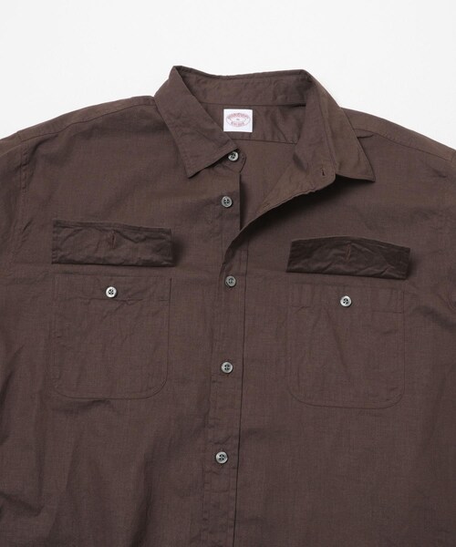 URBAN RESEARCH(アーバンリサーチ)の「『別注』BROOKS BROTHERS×URBAN RESEARCH SAFARI SHIRTS LONG-SLEEVE(シャツ/ブラウス・メンズ・BLACK/D.BRN・M/L/XL)」の22枚目の写真