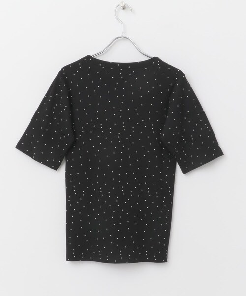 ITEMS URBANRESEARCH（アイテムズ アーバンリサーチ）の「5ブソデリブTシャツ（Tシャツ/カットソー・レディース・WHT/CHA/BLK・FREE）」の16枚目の写真