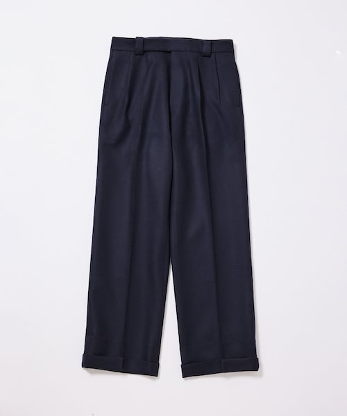 KAPTAIN SUNSHINE】 2Pleats Wide Trousers