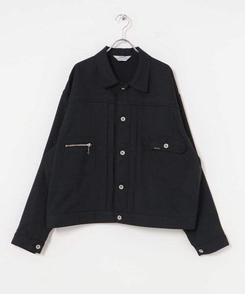 URBAN RESEARCH(アーバンリサーチ)の「DAIRIKU 2Pocket Ployester Jacket(テーラードジャケット・メンズ・BLACK・M/L)」の10枚目の写真